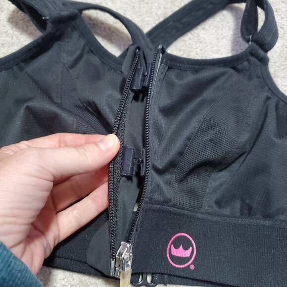 SHEFIT Ultimate Sports Bra High Impact Fully Adjustable Gym Black Women's Medium - Picture 5 of 15